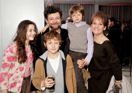 Ruby with her father, Andy, mother, Lorraine, and brothers, Sonny and Louis